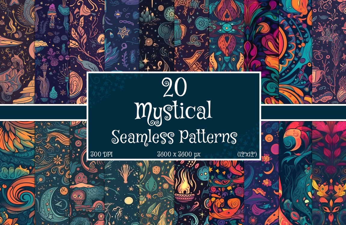 Mystical Seamless Patterns